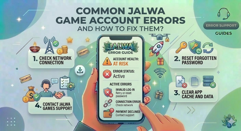 Common Jalwa Account Errors