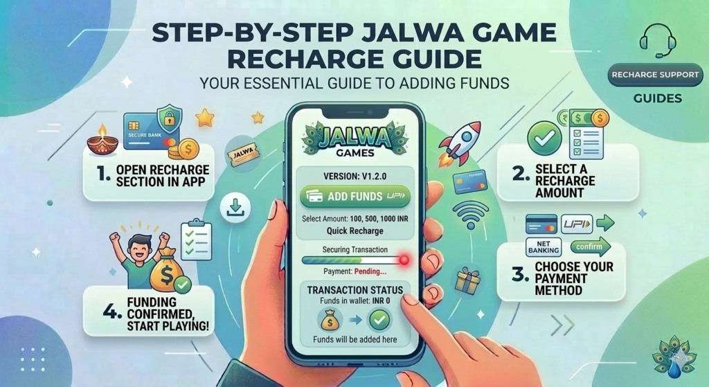 Step by step jalwa game recharge guide